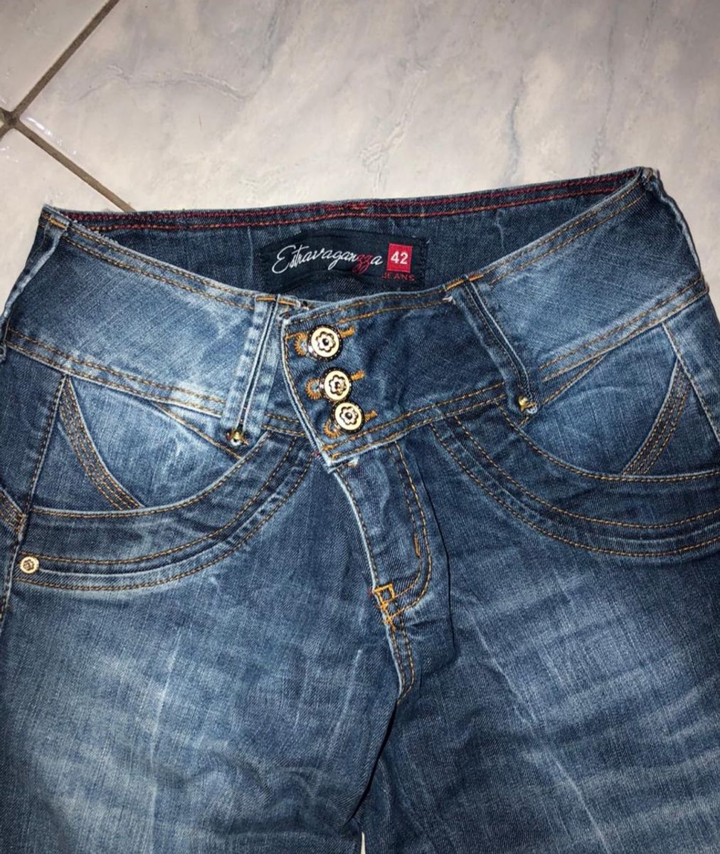 calça jeans estravaganzza