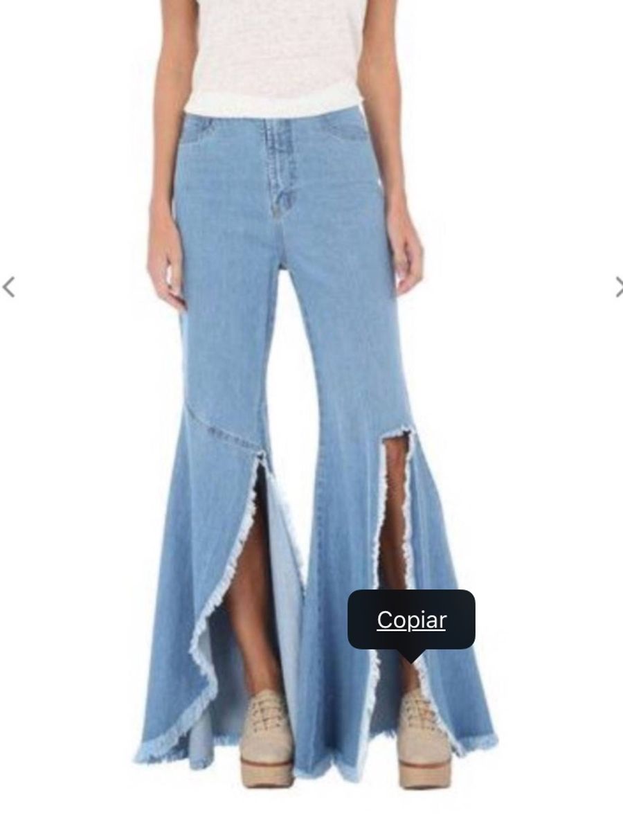 calça jeans flare farm