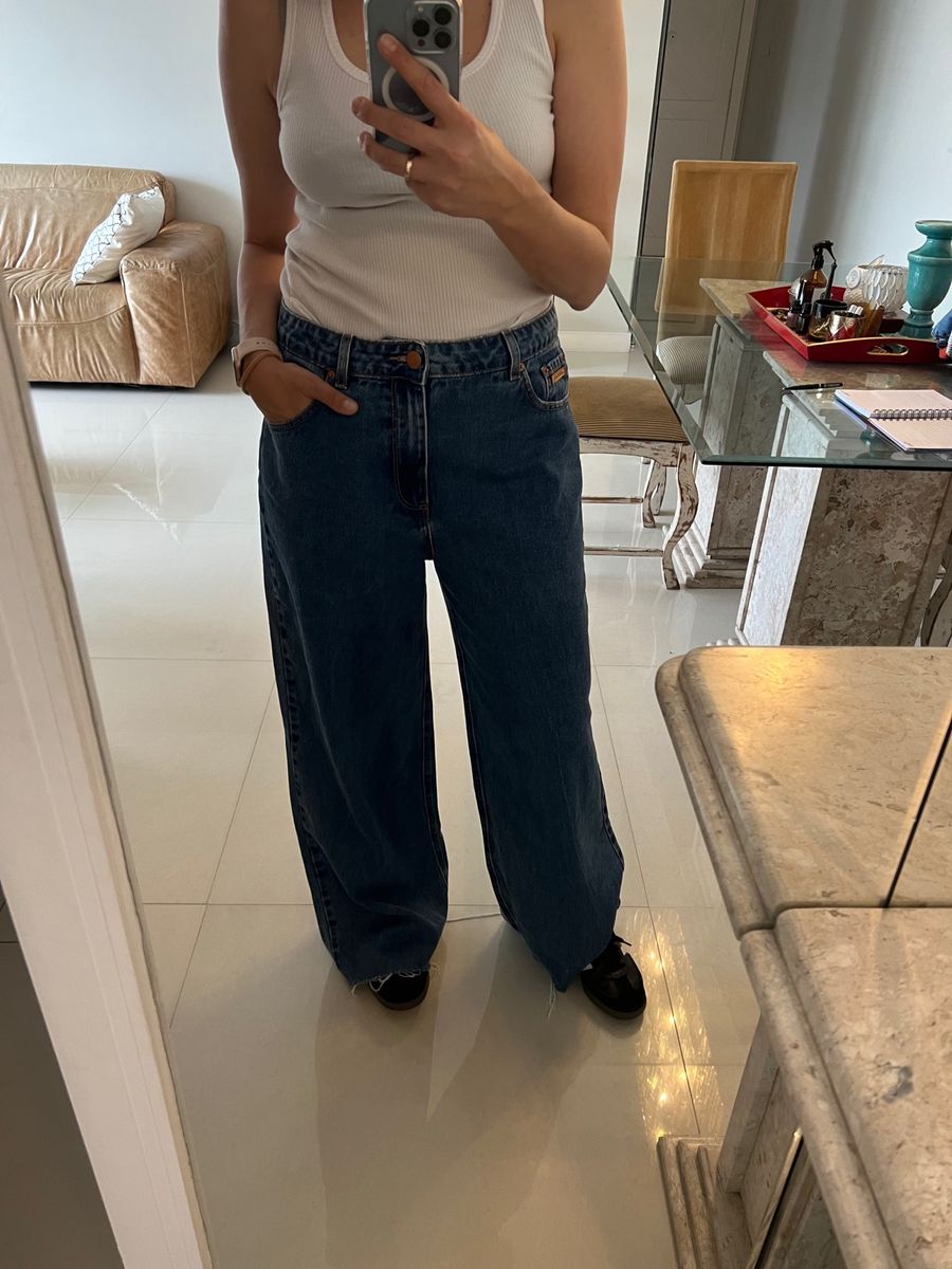 Calça Feminina Wideleg Damyller Damyller Usado 92805139 enjoei