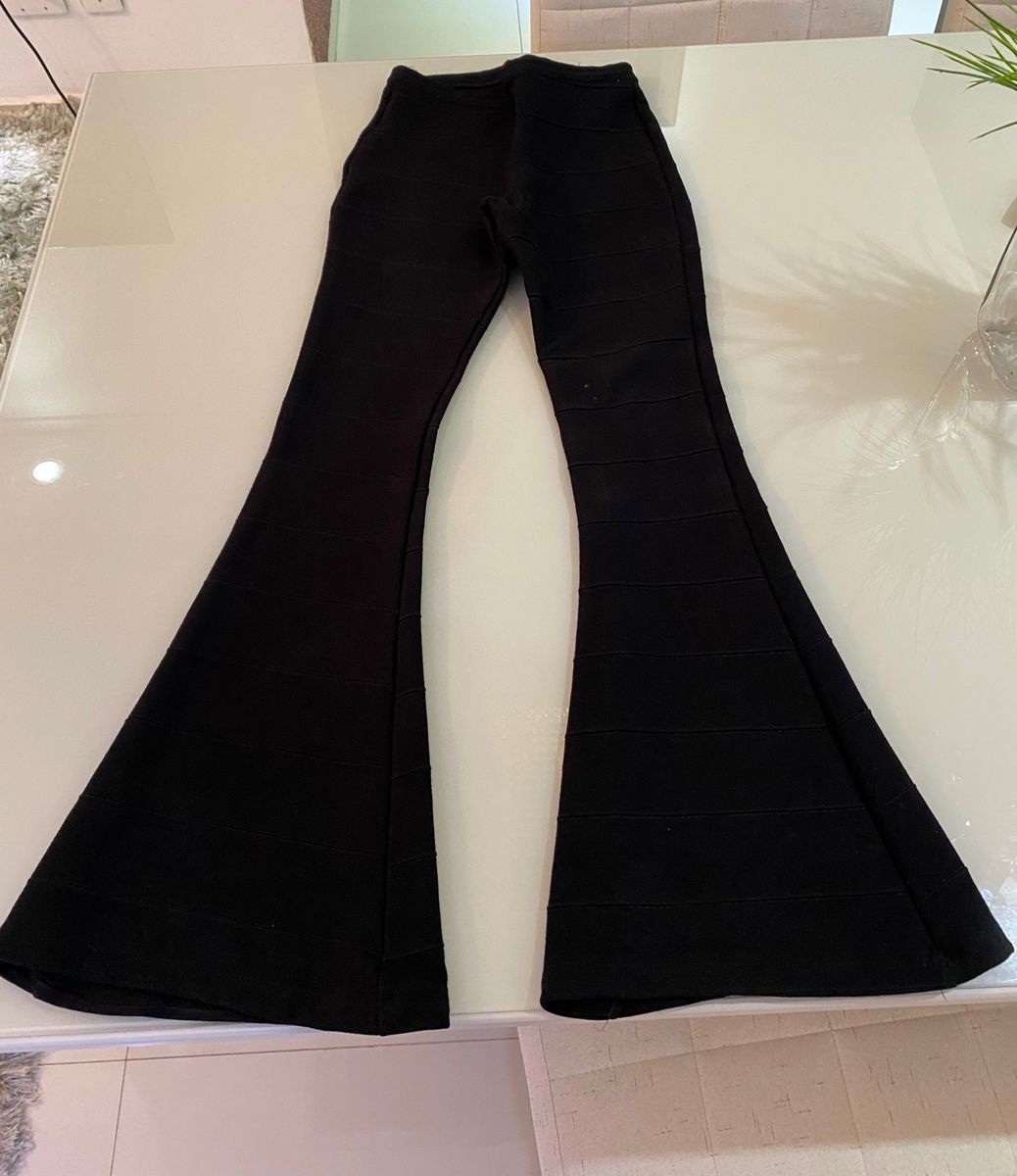 calça flare 34
