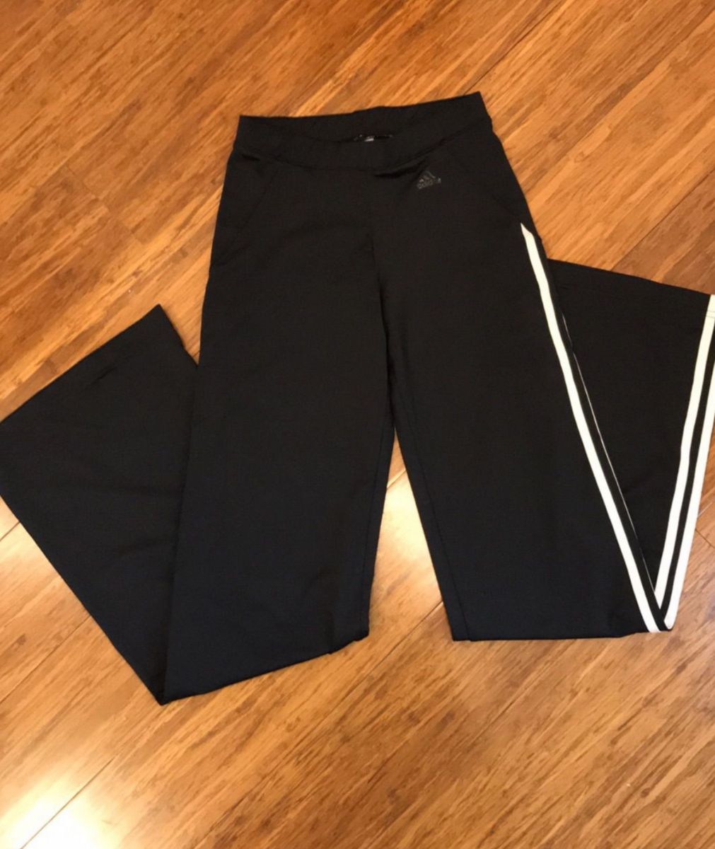 calça flare adidas feminina