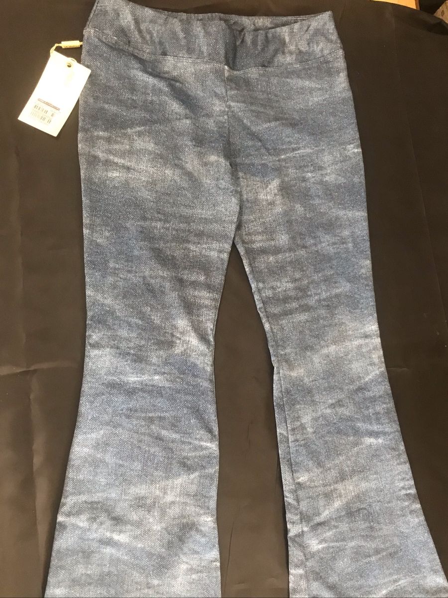 calça legging flare infantil