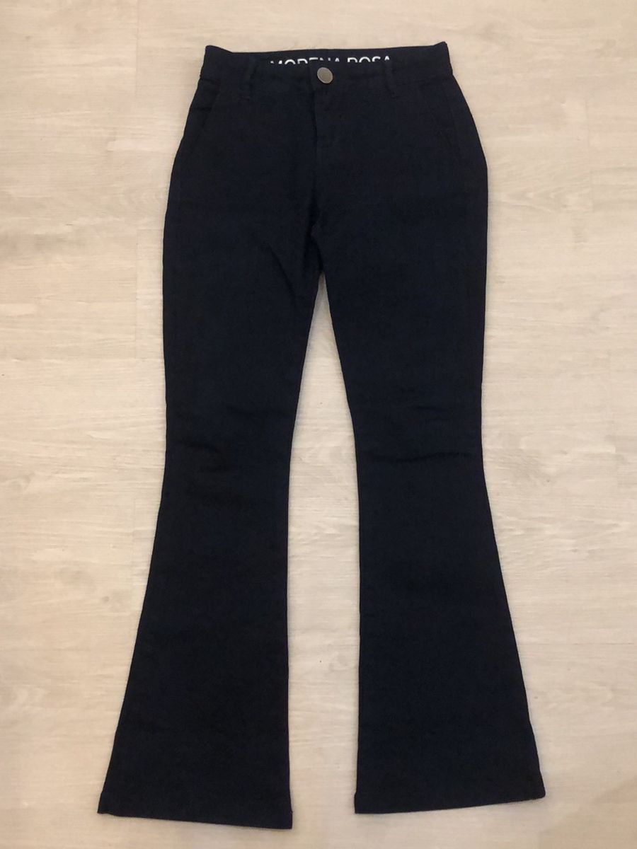 calça jeans flare morena rosa