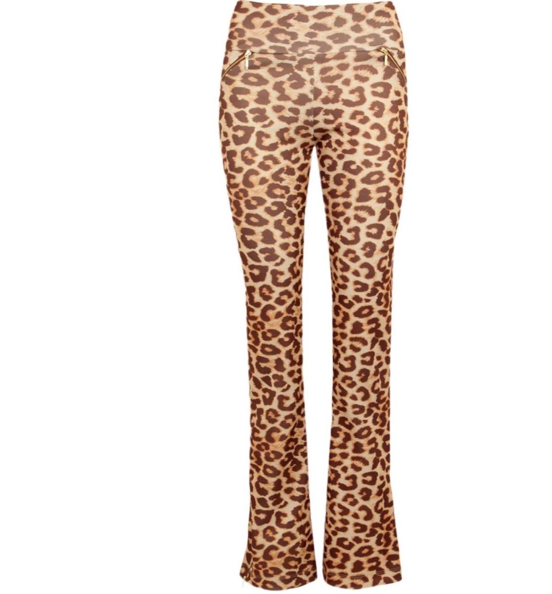 calça flare de onça