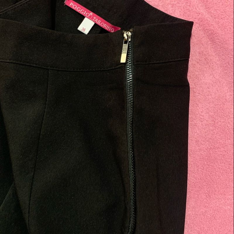 Calça flare com hot sale renda na barra