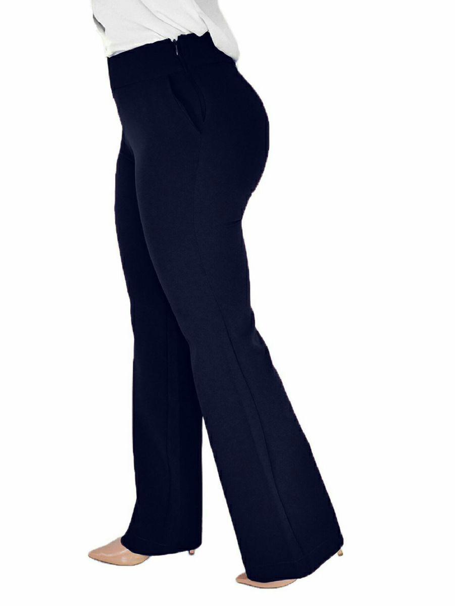 calça feminina flare preta