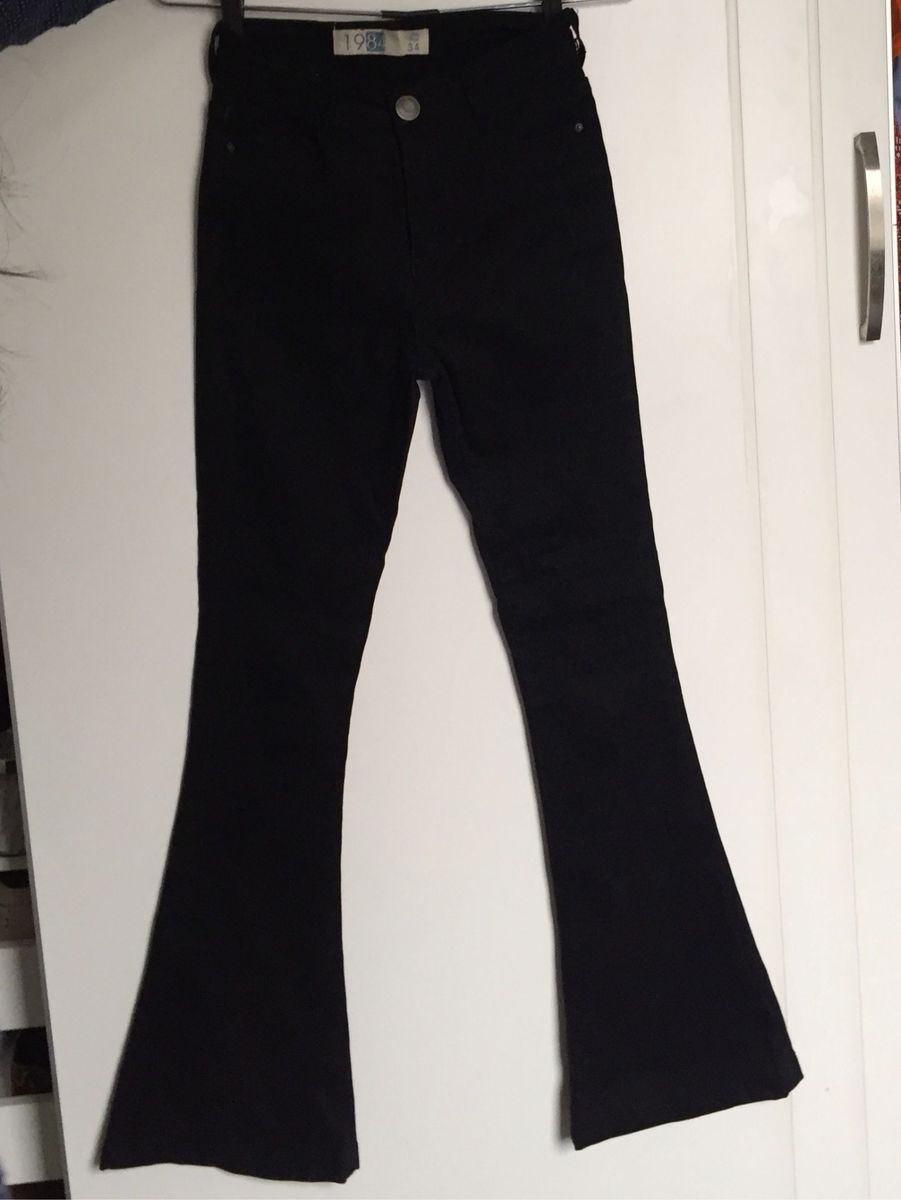 calça flare 34