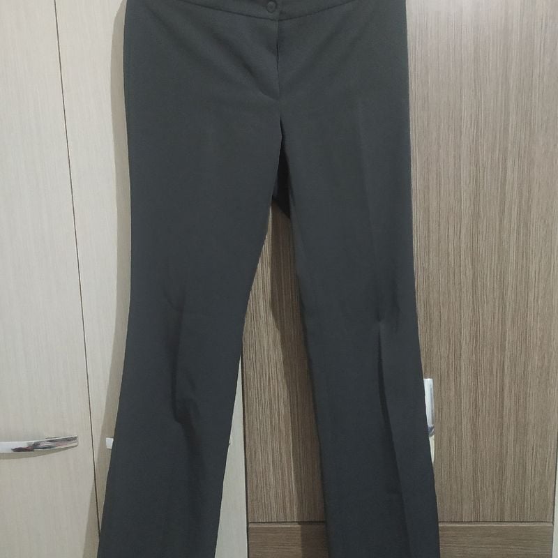 Calça social best sale cinza chumbo feminina