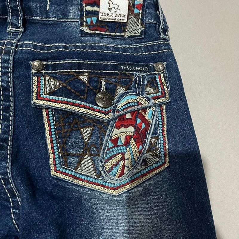 Calça Flare Tassa Gold Calça Feminina Tassa Nunca Usado 89601625  enjoei