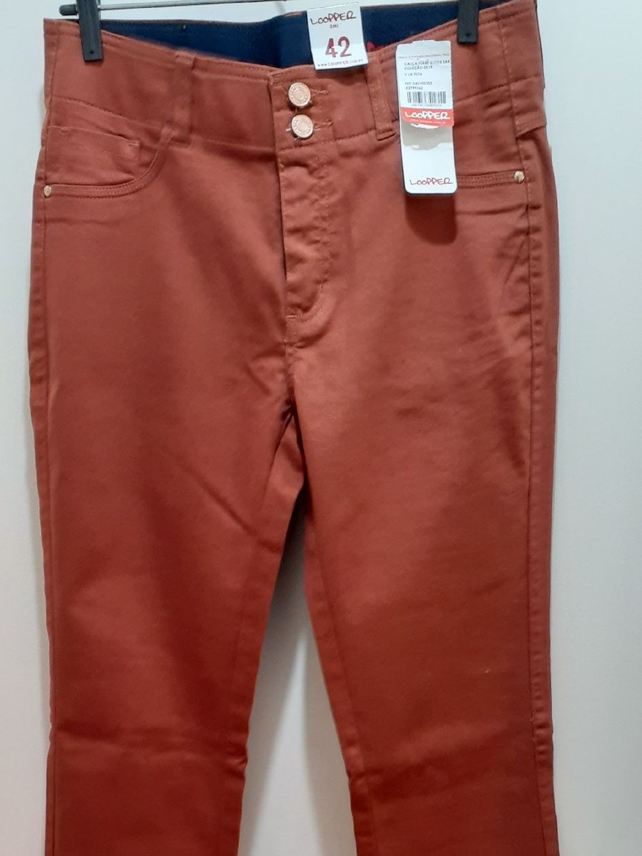 calça loopper flare