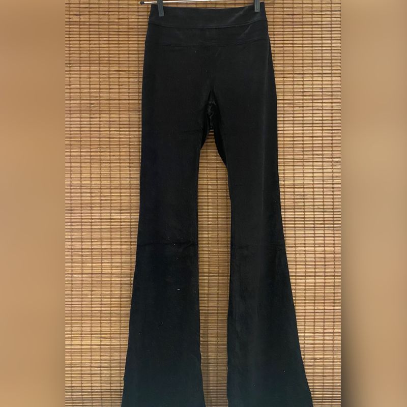 Calça best sale flare brilhante