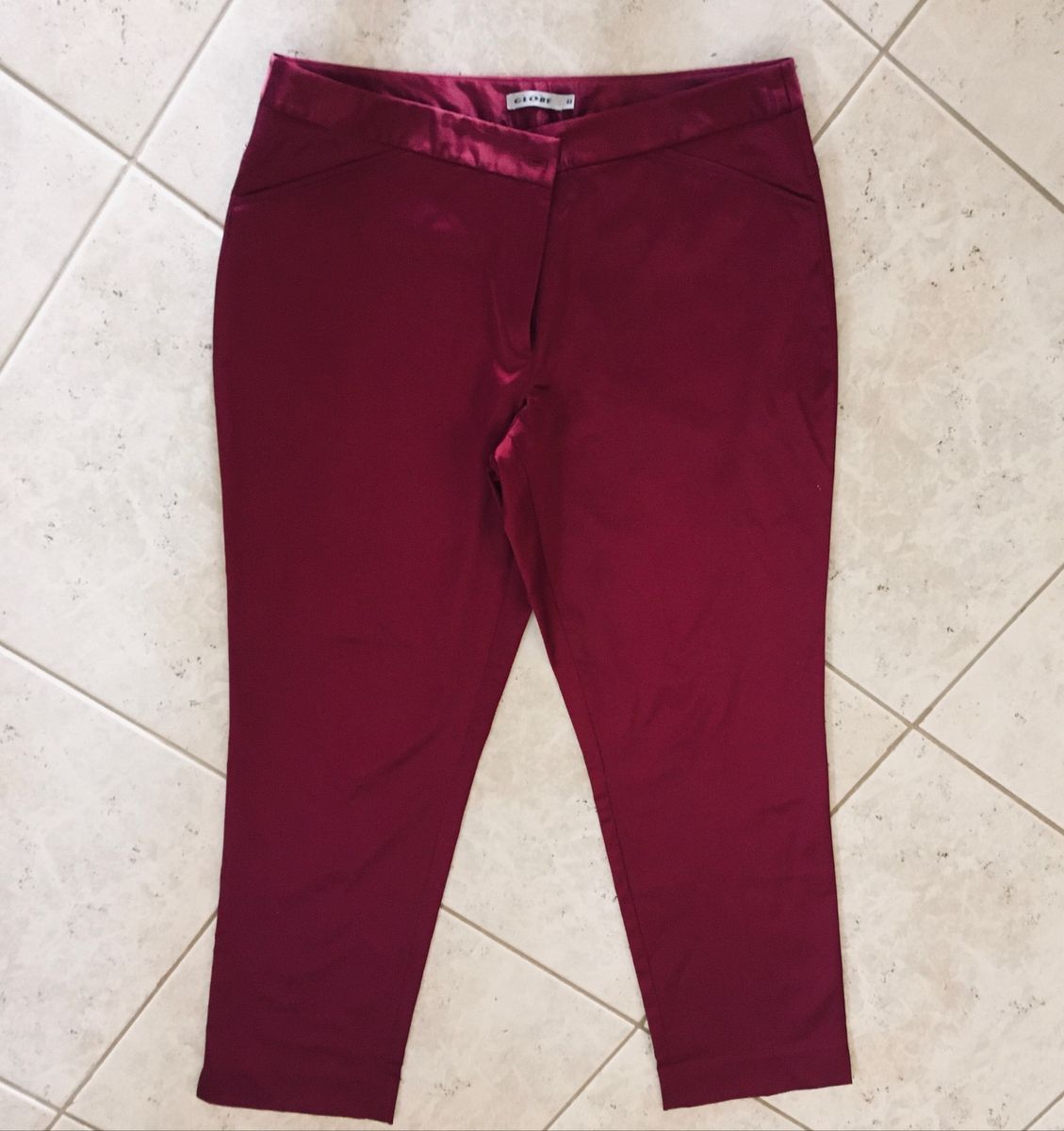 calça de gabardine feminina