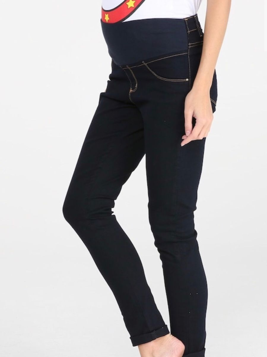 calça jeans gestante riachuelo