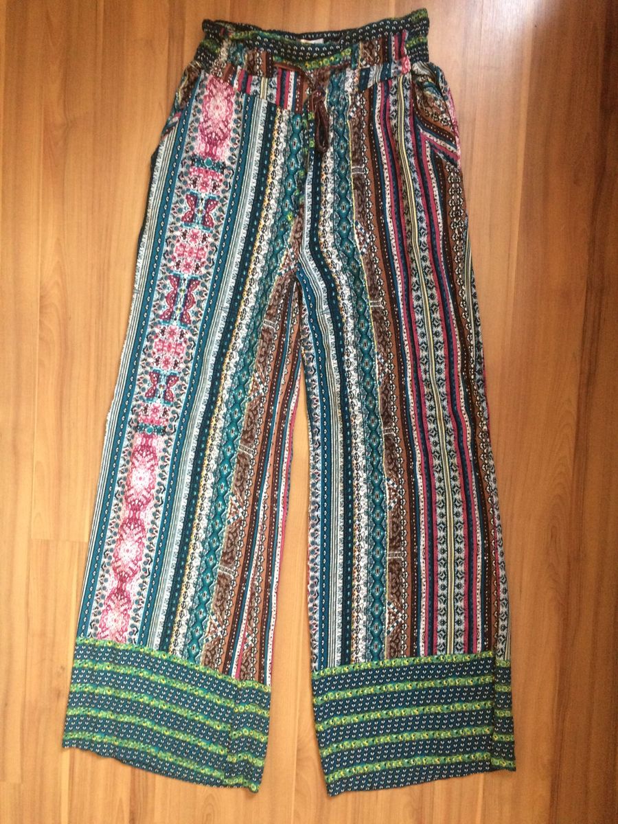 calça de hippie