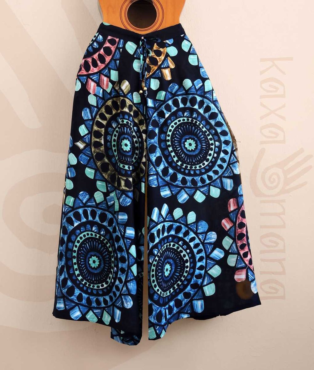 calça pantalona indiana