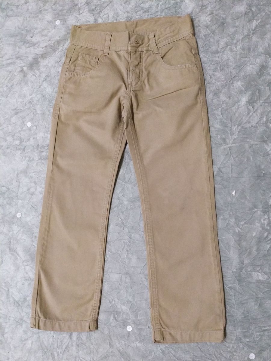 calça caqui infantil