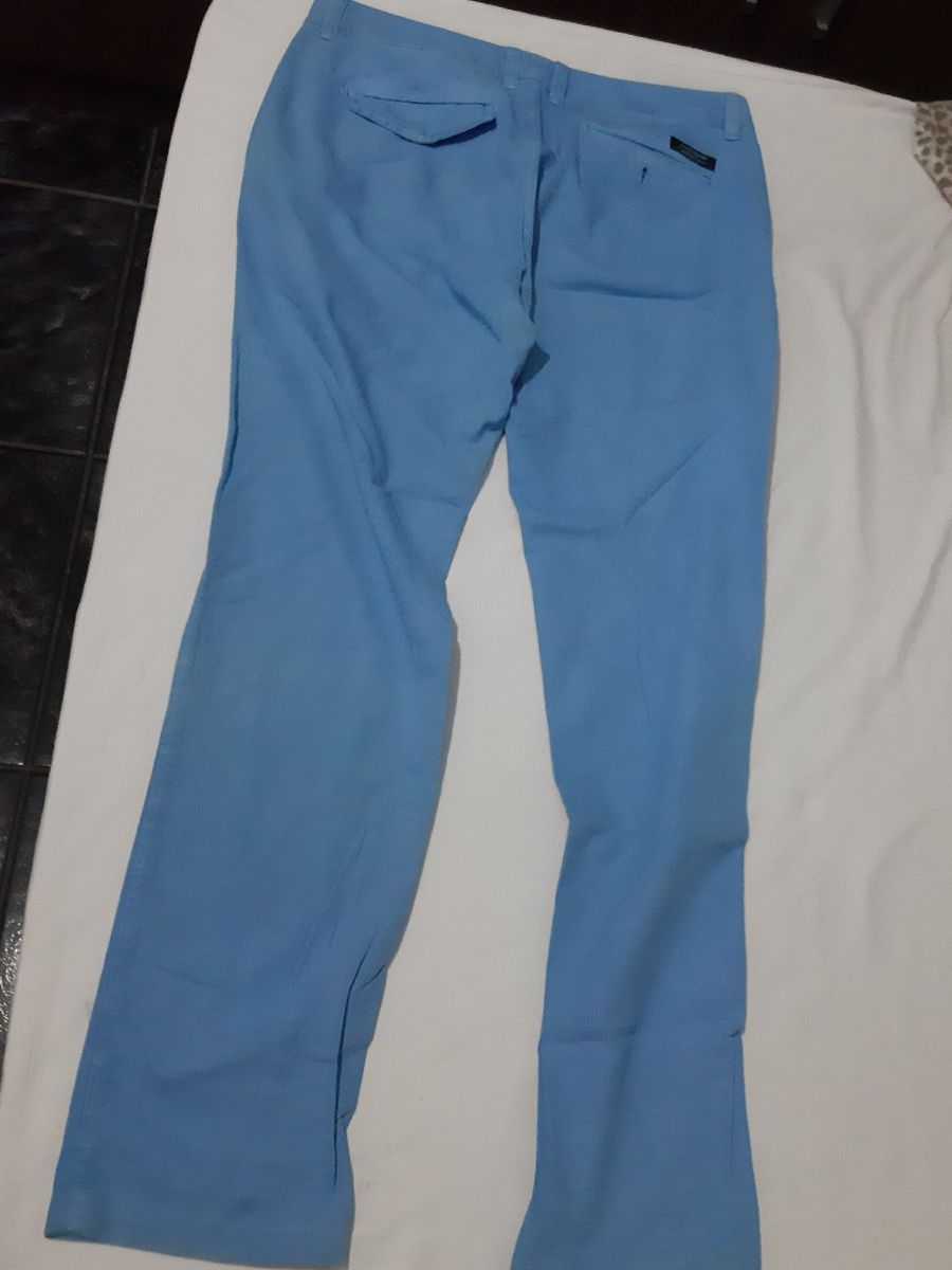 calça jeans com bolso faca masculina