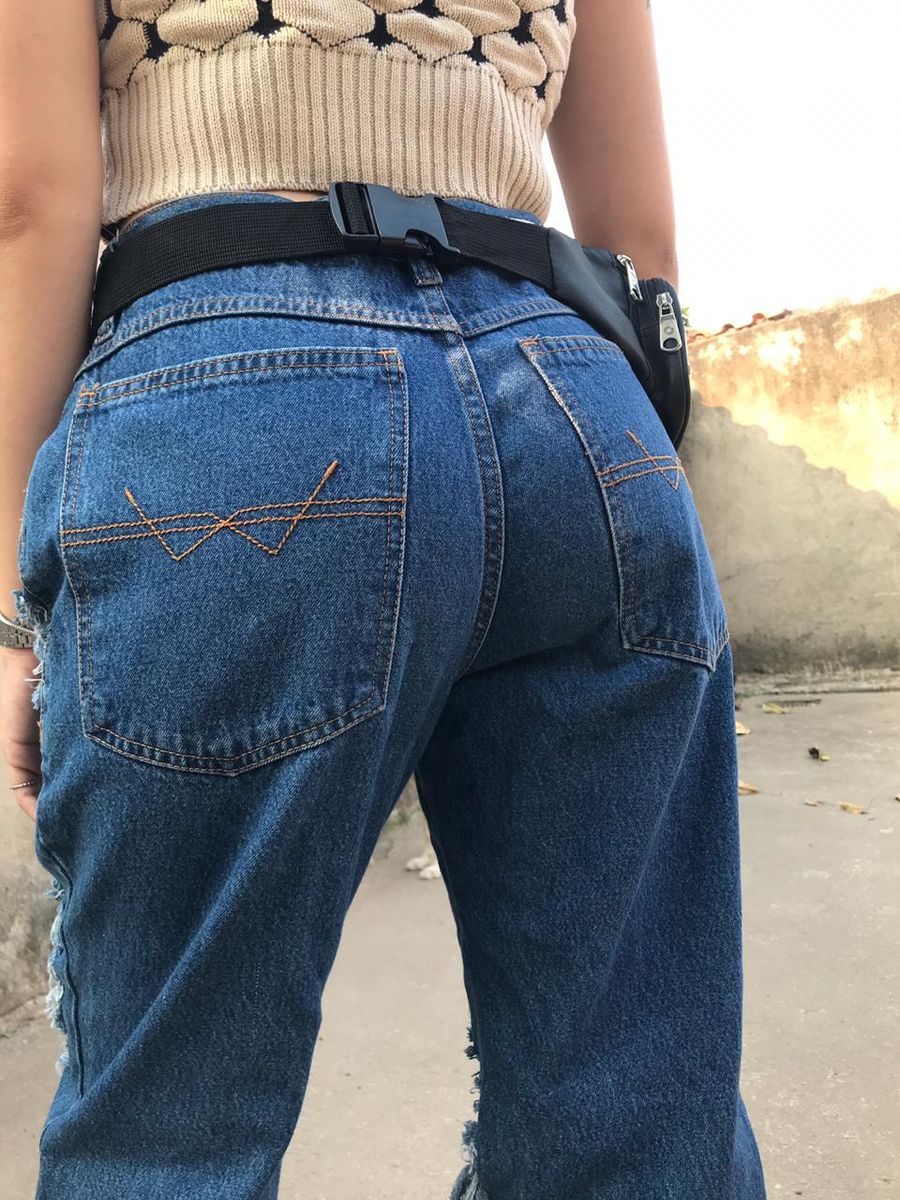 calça jeans 100 algodão feminina