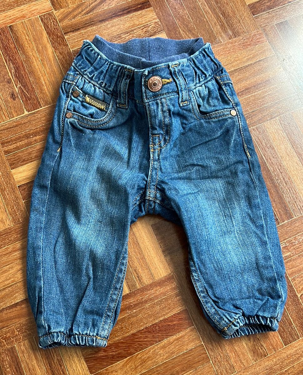 Calça jeans para bebe de best sale 2 meses