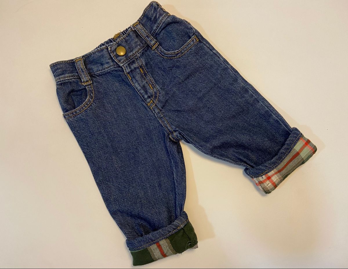 calça jeans para bebe de 3 meses