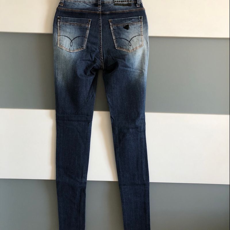 Calça Jeans Preta Feminina, Tam 38,40,42,44,46,48,50,52 com Detalhe Cinta  Nas Pernas | Calça Feminina Marvyluxo Nunca Usado 87196045 | enjoei