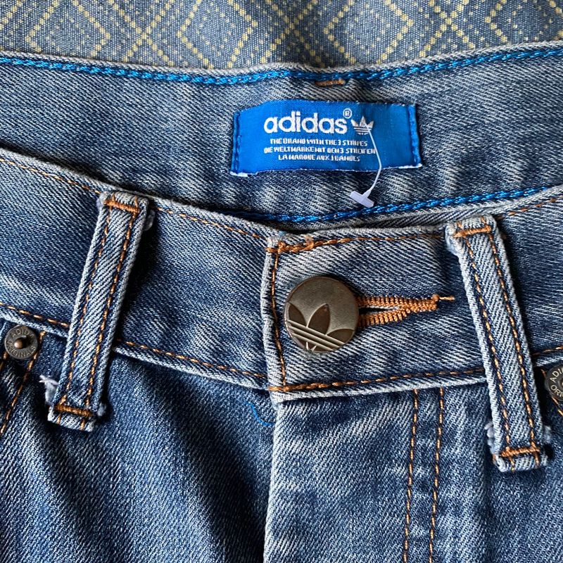 Calça jeans masculina store adidas