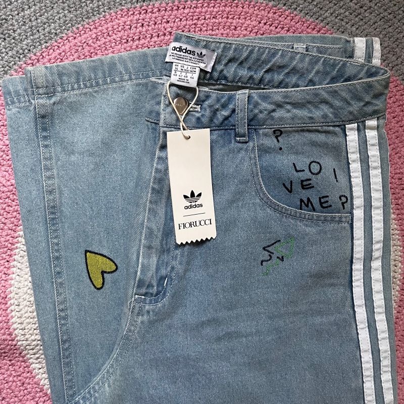 Calça jeans best sale da adidas