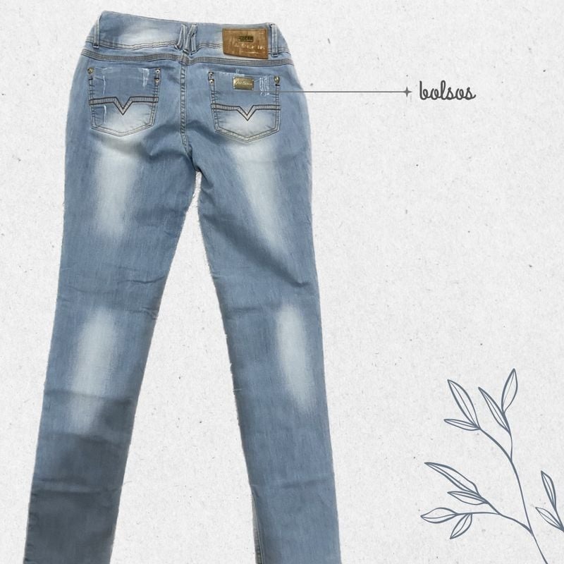 Calça jeans feminina all hot sale denim