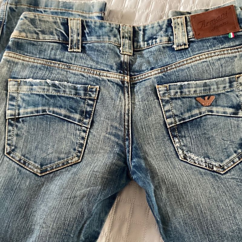 Calça jeans hot sale armani