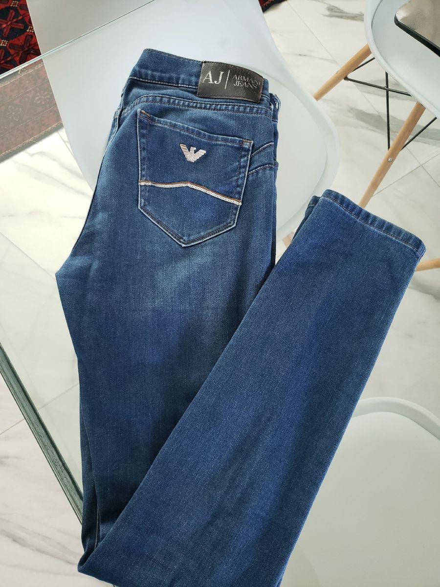 calça jeans armani feminina