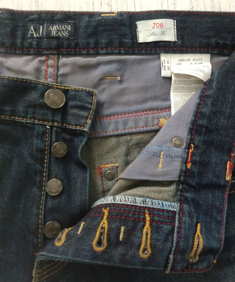 armani jeans tag