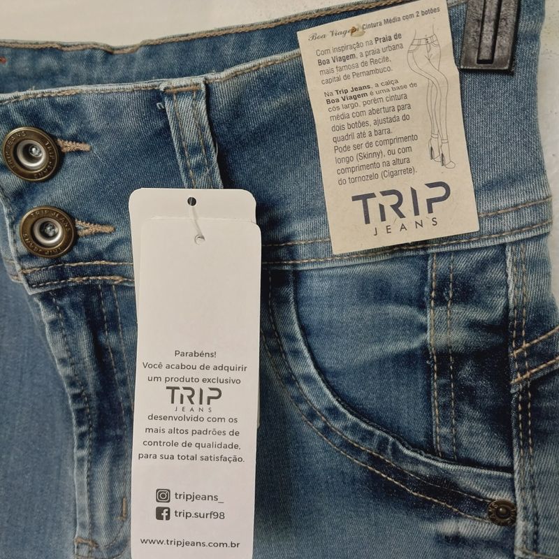 Cal a Jeans Azul 38 Cal a Feminina Trip Jeans Nunca Usado 93779740 enjoei