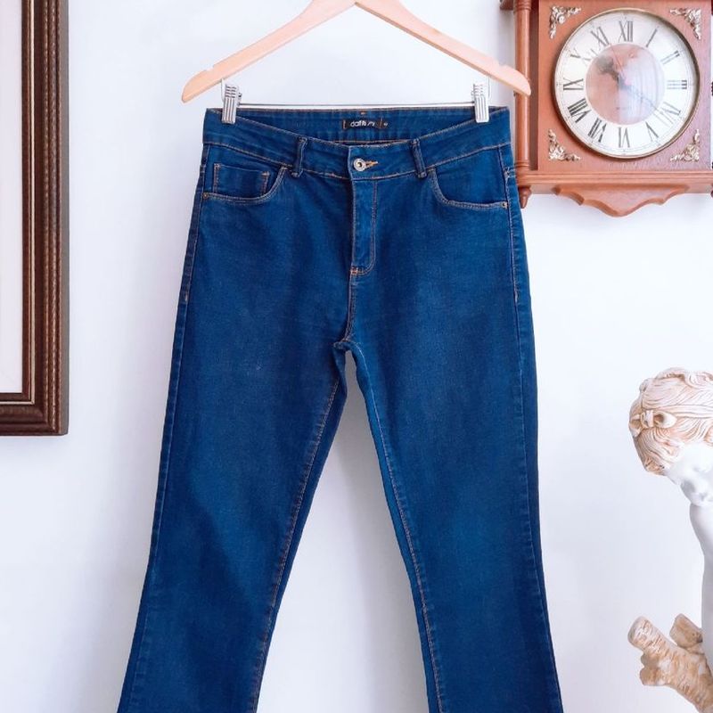 Dafiti calça jeans feminina best sale cintura alta