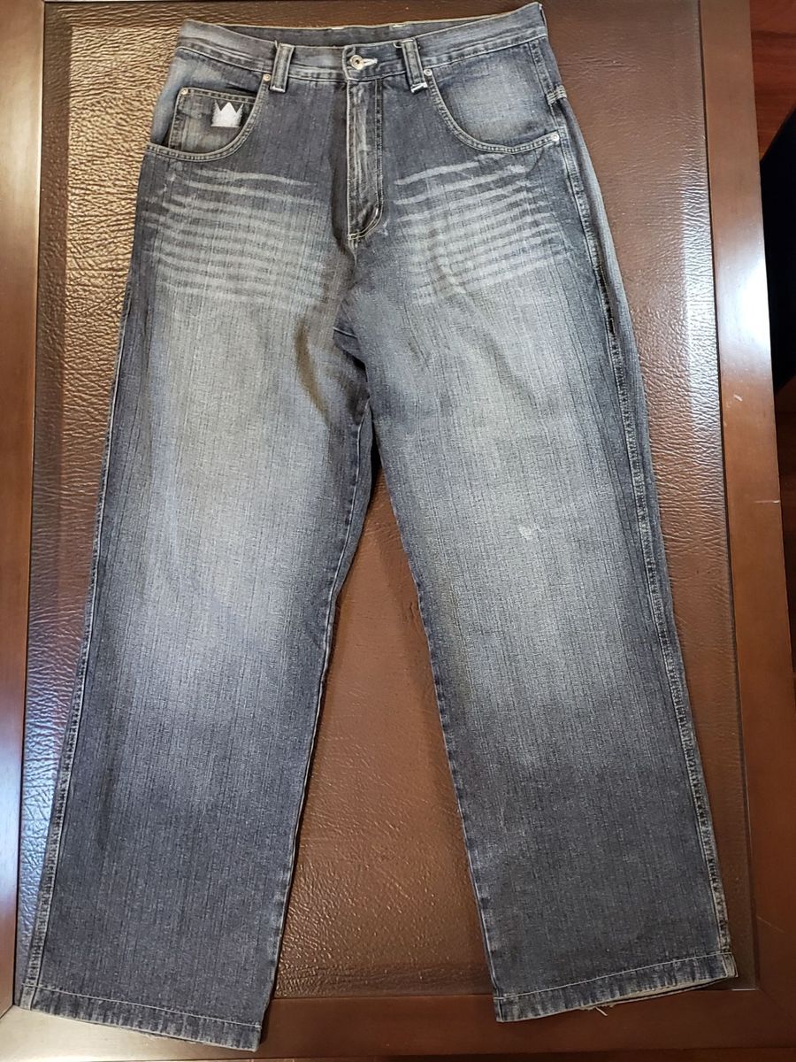 calça jeans hip hop masculina