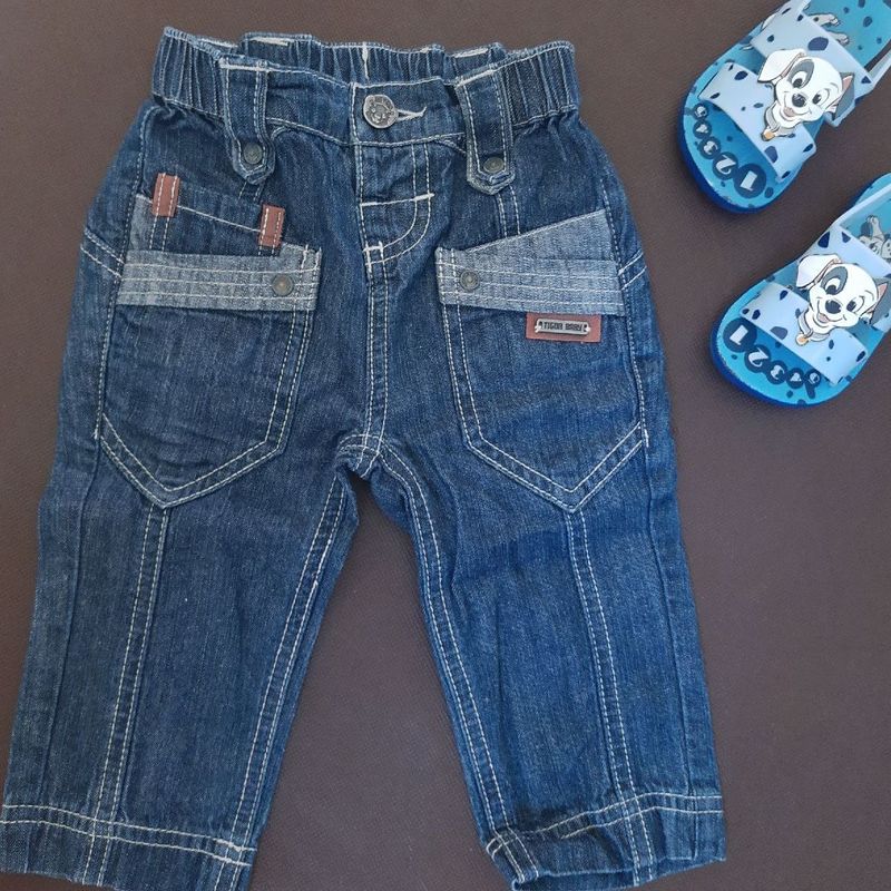 Calça jeans para bebe best sale de 6 meses feminina