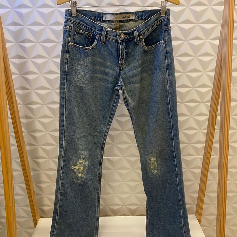 Calça Jeans Boot Cut Animale, Cintura Baixa, Tam 38 Calça Feminina  Animale Usado 83476326 enjoei