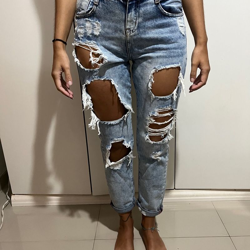 Calça jeans hot sale boyfriend c&a