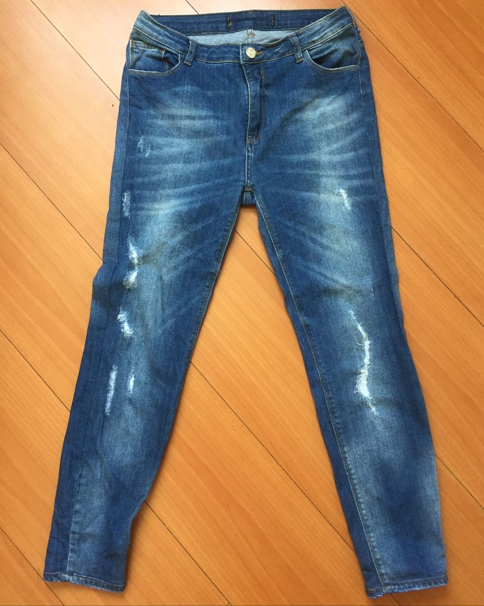 short Contest Limited Calça Jeans Boyfriend Destroyed - Renner | Calça Feminina Renner Usado  45988103 | enjoei