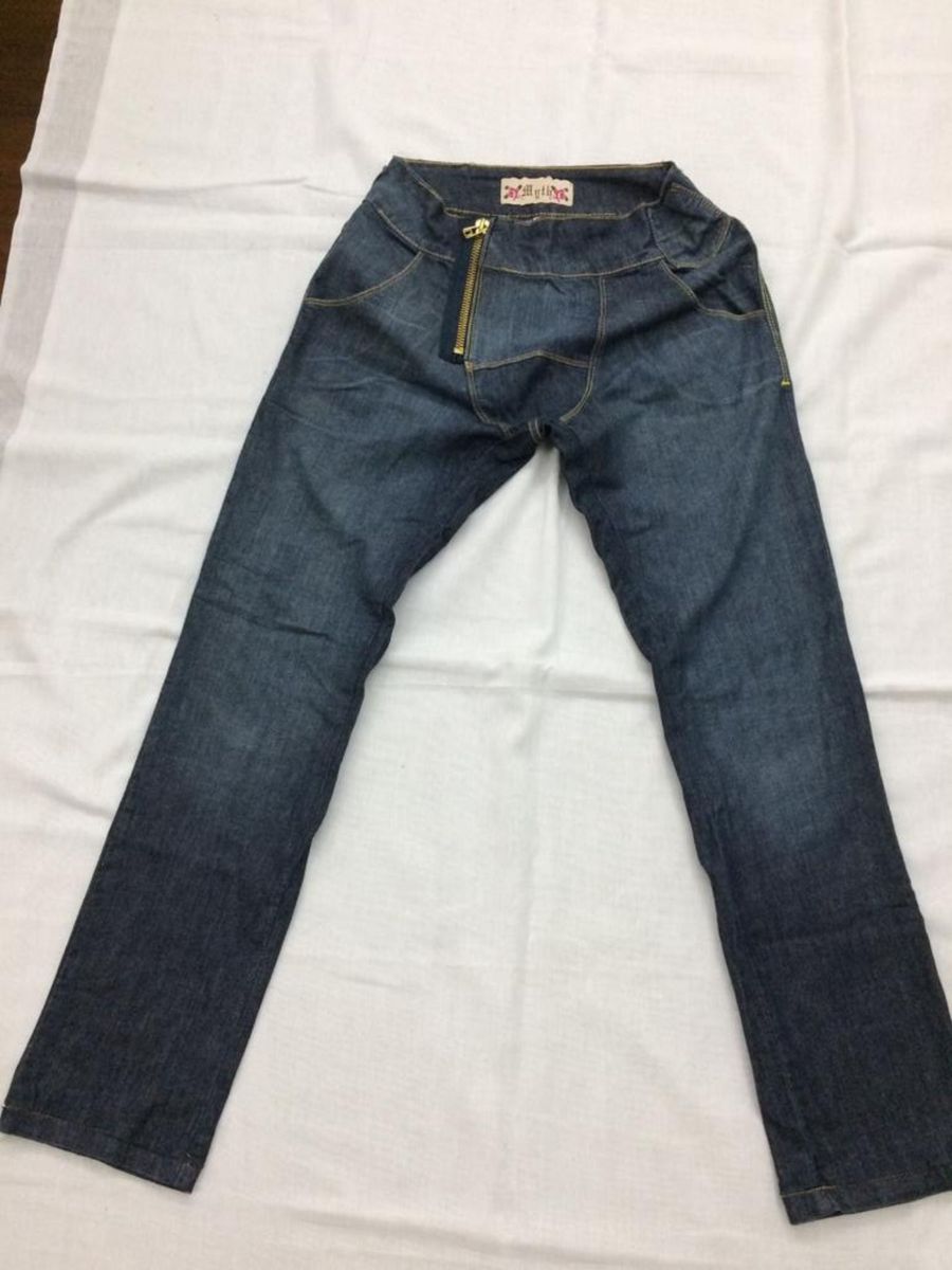 calça jeans saruel feminina