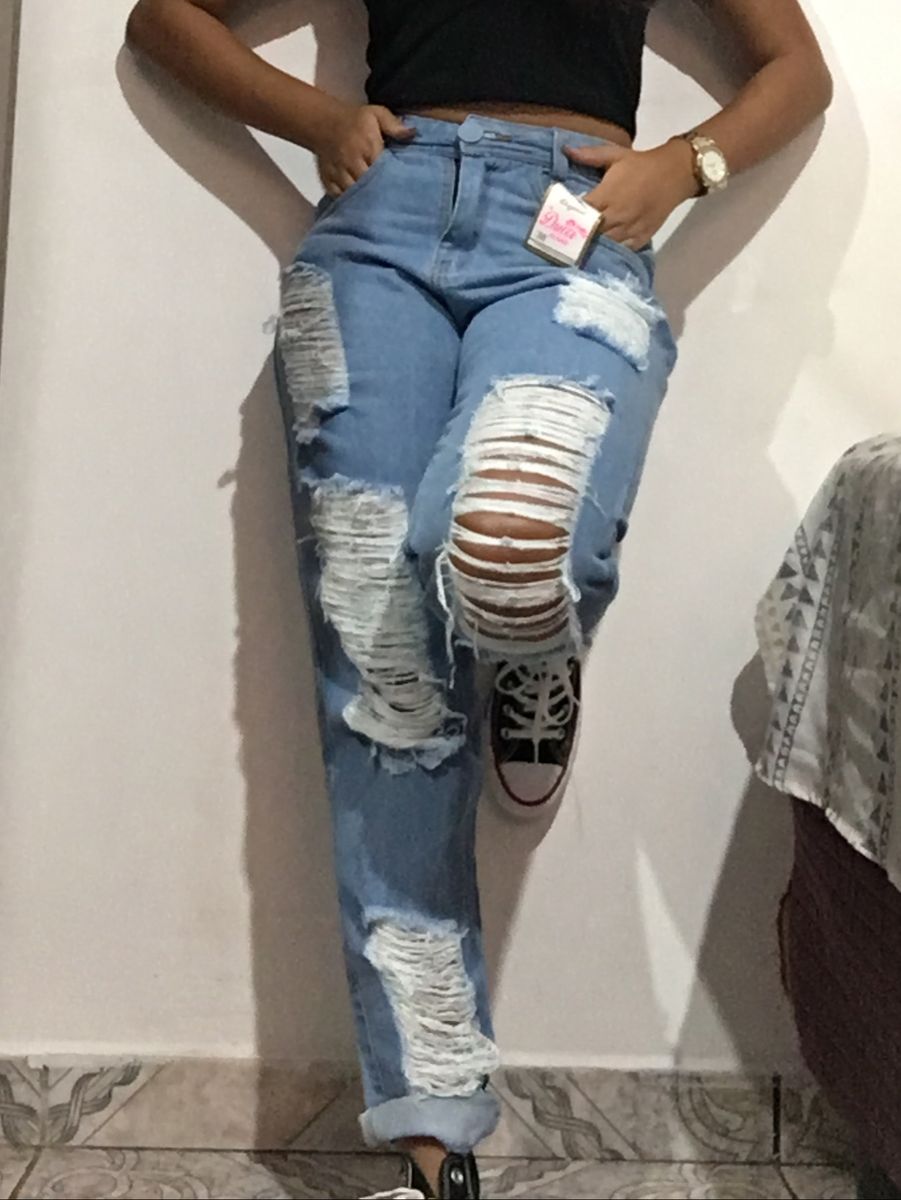 calça jeans feminina folgada