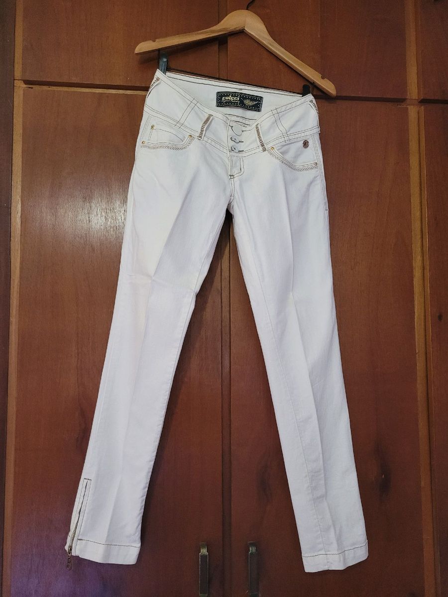 Calça branca colcci store feminina