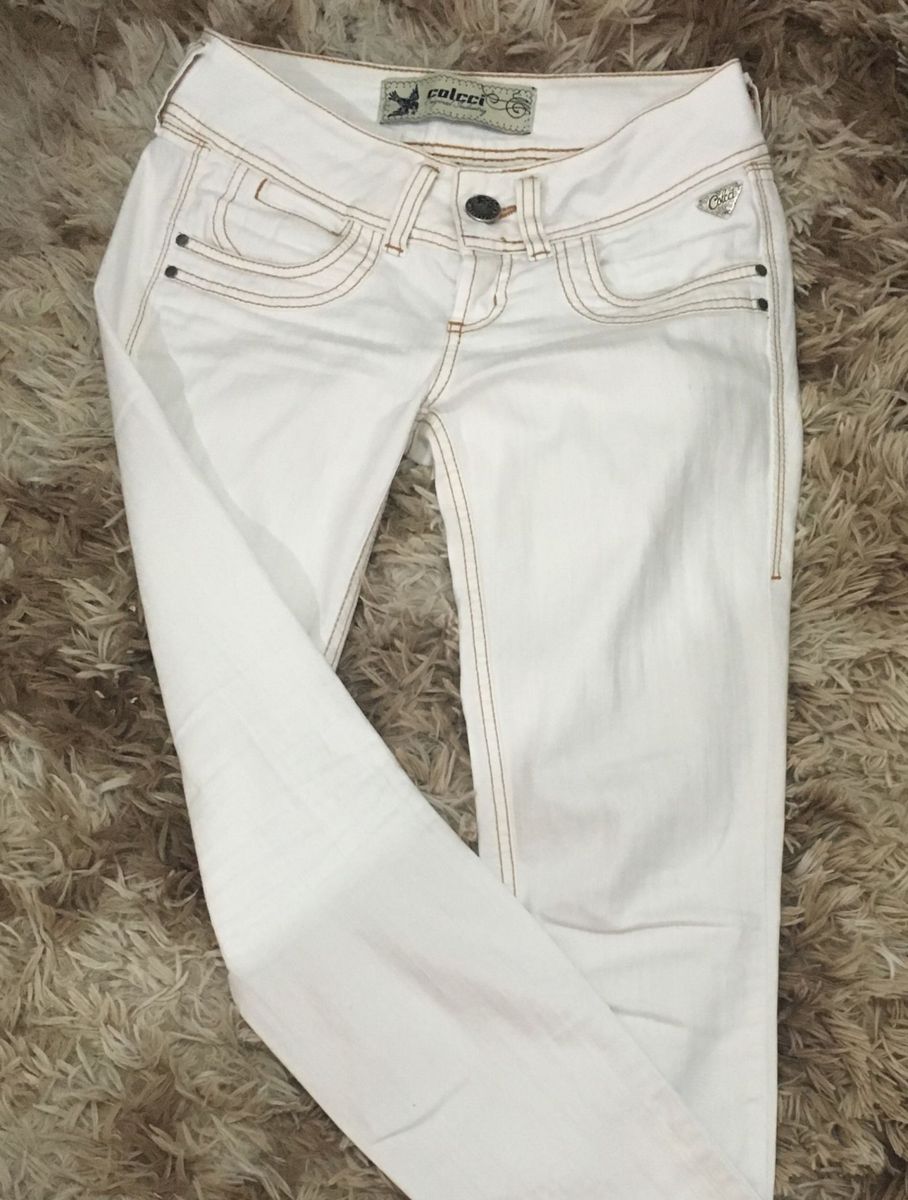 calça colcci feminina branca