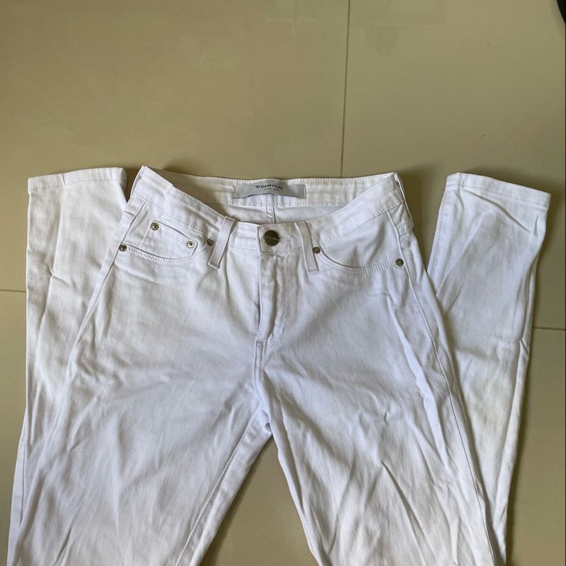 Calça branca sale damyller