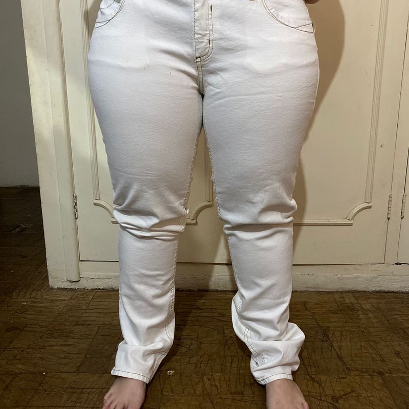 Calça branca feminina store marisa