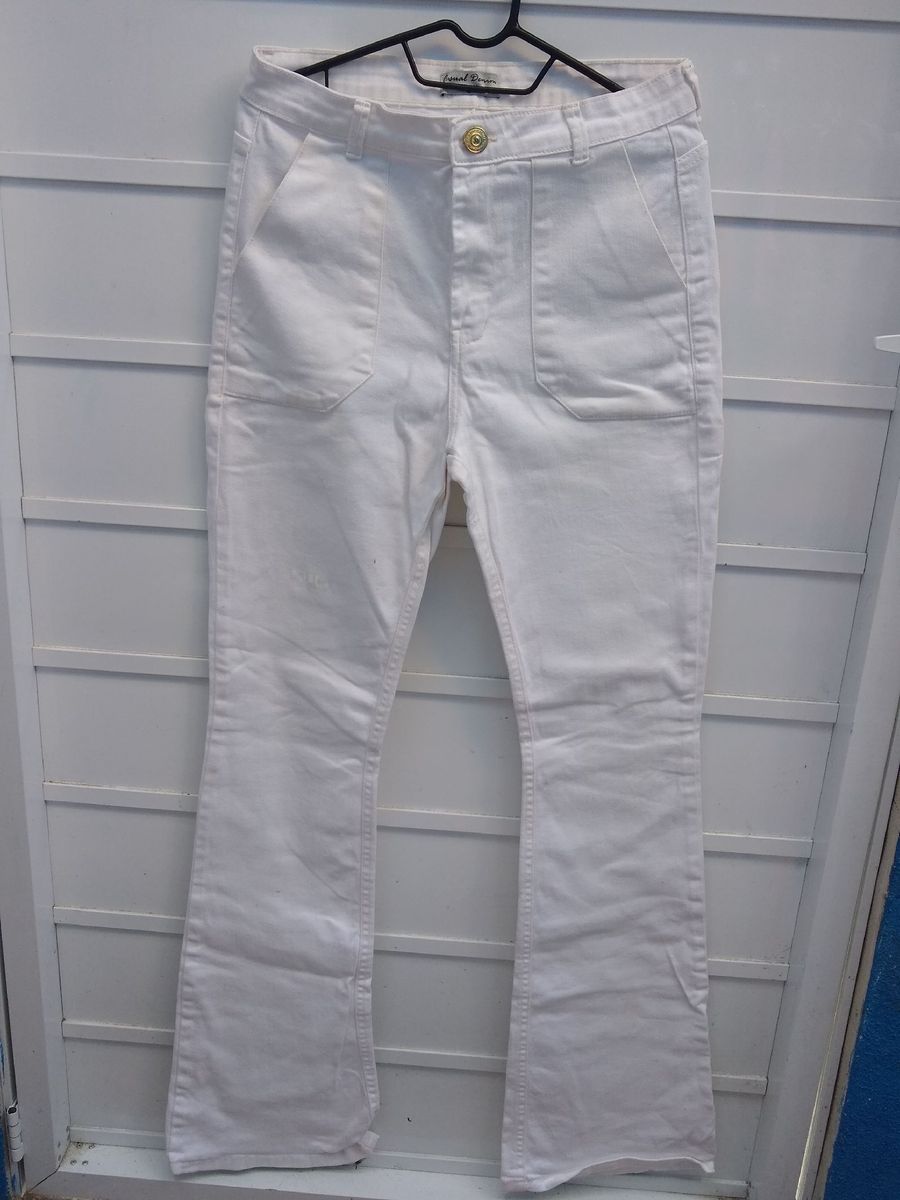 calça branca marisa