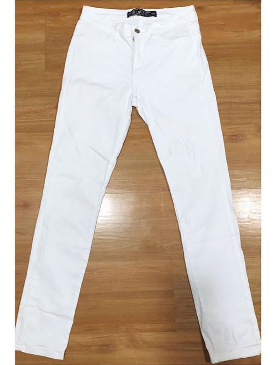 calça jeans branca renner