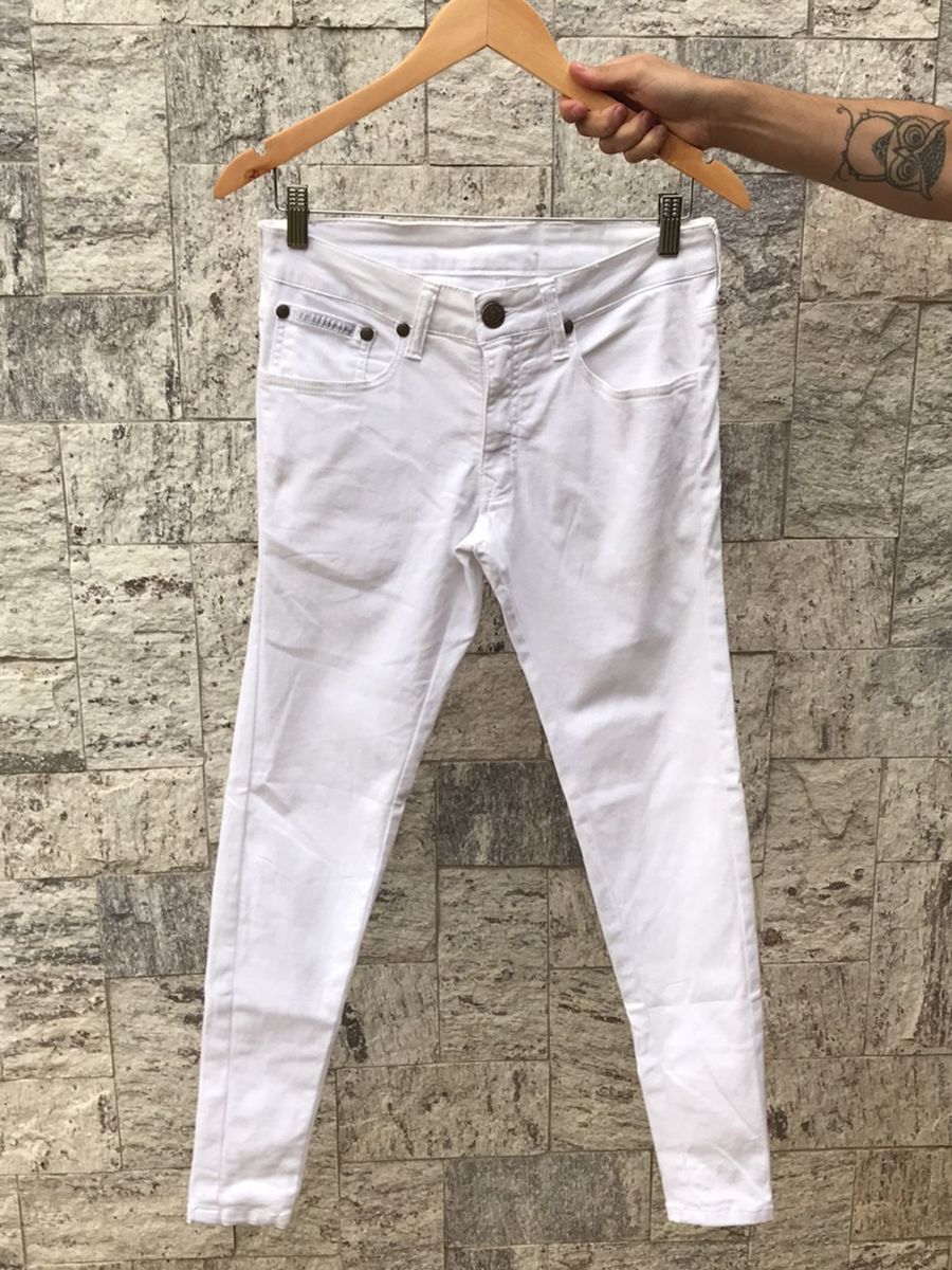 calça calvin klein masculina branca