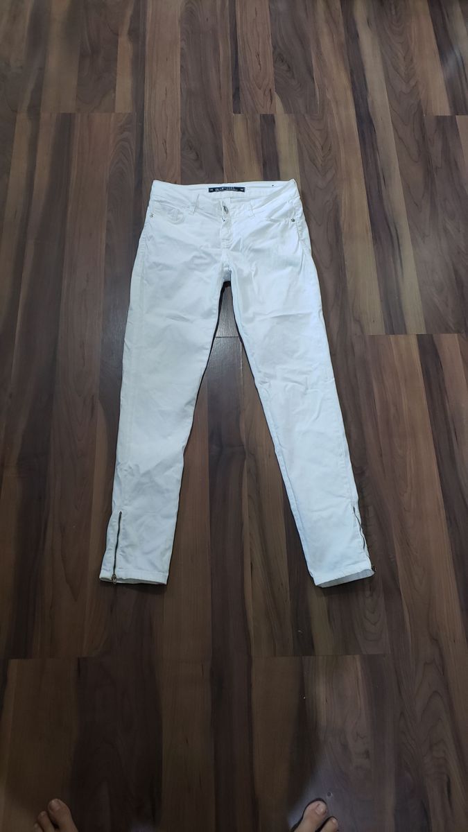 calça jeans branca renner