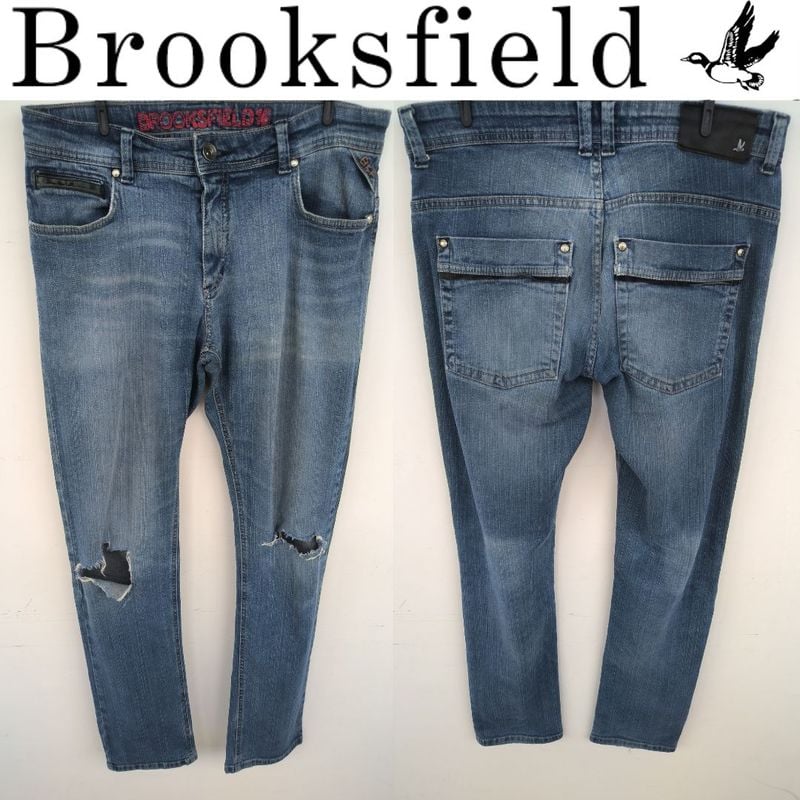 Fashion calça jeans brooksfield masculina