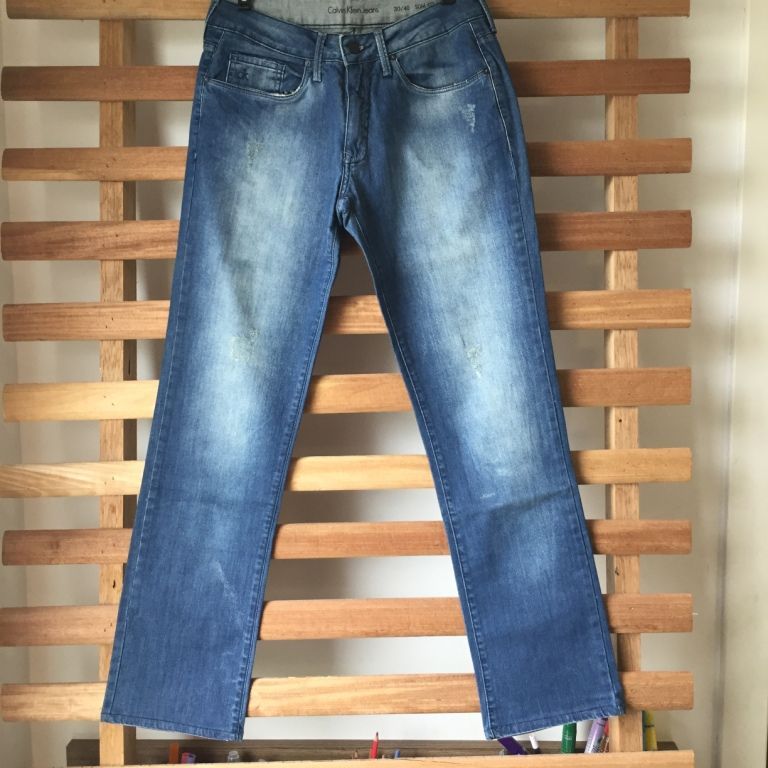 Calça Jeans Calvin Klein Tam 30/40 (Equivale Ao 38 No Brasil) | Calça  Masculina Calvin Klein Usado 34128434 | enjoei